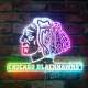Chicago Blackhawks Logo RGB LED Sign