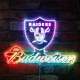 Las Vegas Raiders Budweiser RGB LED Sign