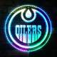 Edmonton Oilers Logo RGB LED Sign