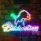 Detroit Lions Budweiser RGB LED Sign