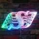 Saskatchewan Roughriders Logo RGB LED Sign