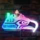 Seattle Seahawks Go Hawks #12 RGB LED Sign