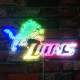 Detroit Lions Logo RGB LED Sign