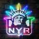 New York Rangers Liberty Logo RGB LED Sign