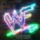 WWE Logo 2 RGB LED Sign