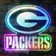 Green Bay Packers Logo RGB LED Sign