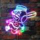 Cincinnati Reds Mr. Red Mascot RGB LED Sign