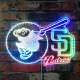 San Diego Padres Friar Swinging Bat RGB LED Sign