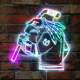 Chicago Blackhawks Bardown RGB LED Sign