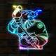 Dallas Stars Bardown RGB LED Sign