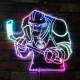 Edmonton Oilers Bardown RGB LED Sign