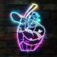 Milwaukee Brewers Baseball RGB LED Sign