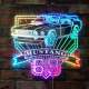 Ford 1969 Mustang Mach 1 351 RGB LED Sign