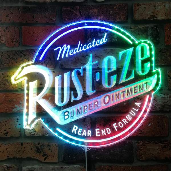 Rusteze Logo RGB LED Sign SafeSpecial LED Signs