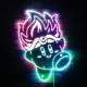 Kirby Kirby Firehead RGB LED Sign