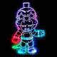 Five nights at Freddy's Monty Gator RGB LED Sign