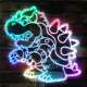 Super Mario Bros Bowser RGB LED Sign