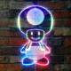 Super Mario Bros Mushroom Toad RGB LED Sign