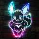 Pokemon Eevee Front RGB LED Sign