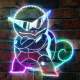 Pokemon Squirtle RGB LED Sign