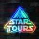 Star Tours Logo RGB LED Sign