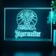 Jagermeister Logo with Cross Deer and Leaves LED Desk Light