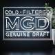 Miller Genuine Draft Banner 1 LED Desk Light