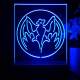 Bacardi Bat Logo LED Desk Light