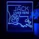 Jack Daniel's Jack Lives Here Louisiana LED Desk Light