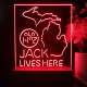 Jack Daniel's Jack Lives Here Michigan LED Desk Light