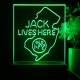 Jack Daniel's Jack Lives Here New Jersey LED Desk Light