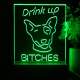 Bud Light Drink Up Dog LED Desk Light