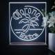 Corona Extra Round Palm Tree LED Desk Light