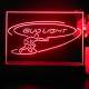 Bud Light Surf Snowboarder LED Desk Light