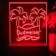 Budweiser Palm Trees LED Desk Light