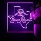 Crown Royal Texas Map LED Desk Light