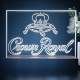 Crown Royal Logo 3 LED Desk Light