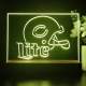 Chicago Bears Helmet Miller Lite LED Desk Light