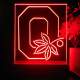 Ohio State Buckeyes Logo 2 LED Desk Light