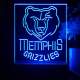 Memphis Grizzlies Logo LED Desk Light