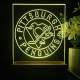 Pittsburgh Penguins Round Logo LED Desk Light