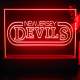New Jersey Devils Banner LED Desk Light