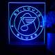 St Louis Blues Round Logo LED Desk Light