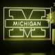 Michigan Wolverines Logo 2 LED Desk Light