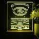 San Francisco 49ers EST 1946 LED Desk Light