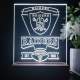 Las Vegas Raiders EST 1960 LED Desk Light