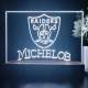 Las Vegas Raiders Michelob LED Desk Light
