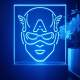 Captain America Face LED Desk Light