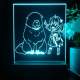 Spy X Family Anya with bear LED Desk Light