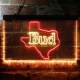 Bud Texas Map Neon-Like LED Sign